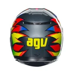 Agv K3 E2206 Mplk Birdy 2.0 Grijs Geel Rood 012 Integraalhelm -Motorrijden product foto 5 6 3