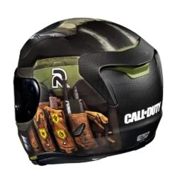 HJC RPHA 11 Ghost Call Of Duty Groen Bruin Integraalhelm -Motorrijden product foto 6 4 5