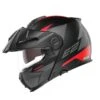 Schuberth E2 Defender Zwart Rood Systeemhelm -Motorrijden product foto 6 8