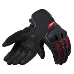 REV'IT! Duty Zwart Rood 5 REV'IT! Duty Zwart Rood -Motorrijden rev it gloves duty black red