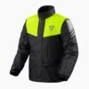 REV'IT! Rain Jacket Nitric 3 H2O Black Neon Yellow