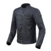 REV'IT! Eclipse Donker Blauw -Motorrijden rev it eclipse dark blue textile motorcycle jacket