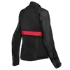 Dainese Ribelle Air Lady Tex Black Lava Red Motorcycle Jacket