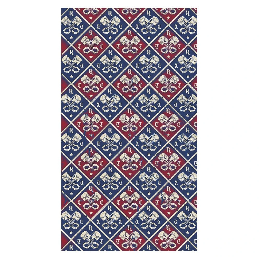 ROKKER Tube In Rust Red Blue White 3 ROKKER Tube In Rust Red Blue White