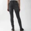 ROKKERTECH High Waist Dark Grey 1 ROKKERTECH High Waist Dark Grey -Motorrijden rokkertech high waist dark grey 3