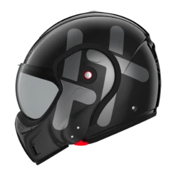 ROOF BoXXer Twin Zwart Metaal Systeemhelm -Motorrijden roof boxxer twin black metal 3