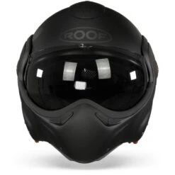 ROOF BoXXer Twin Mat Zwart Graphite Systeemhelm -Motorrijden roof boxxer twin matt black graphite.01