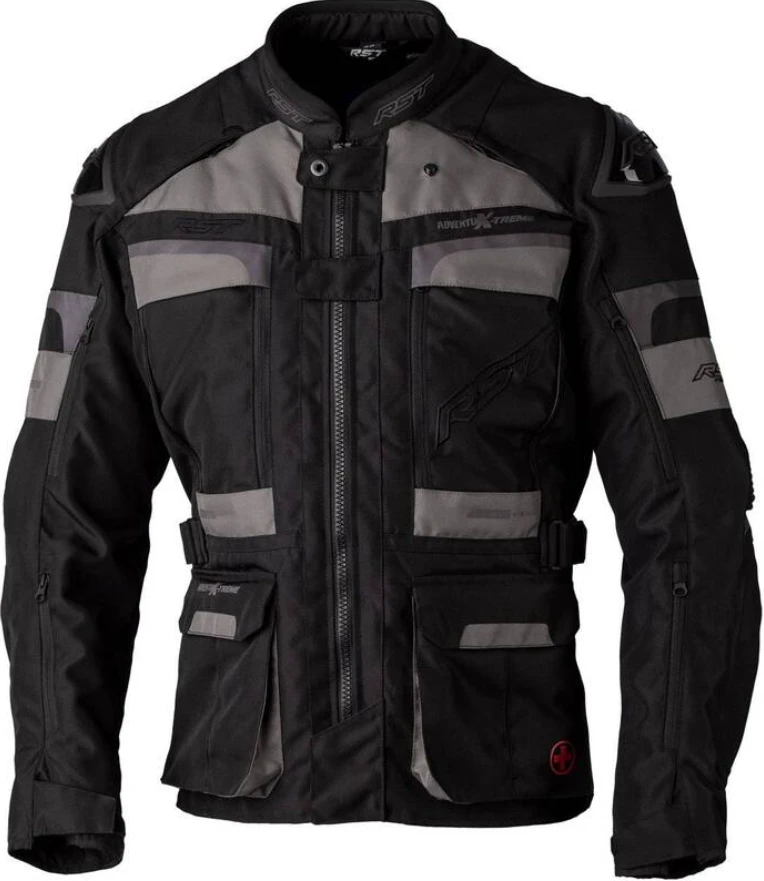 RST Adventure-Xtreme Race Dept Ce Mens Textile Jacket Black Grey 3 RST Adventure-Xtreme Race Dept Ce Mens Textile Jacket Black Grey