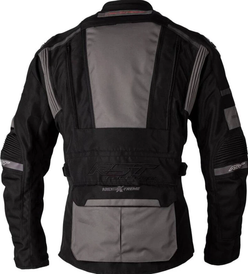 RST Adventure-Xtreme Race Dept Ce Mens Textile Jacket Black Grey 4 RST Adventure-Xtreme Race Dept Ce Mens Textile Jacket Black Grey - Afbeelding 2
