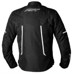 RST Pilot Evo Ce Mens Textile Jacket Black Black White -Motorrijden rst pilot evo ce mens textile jacket black black white 2