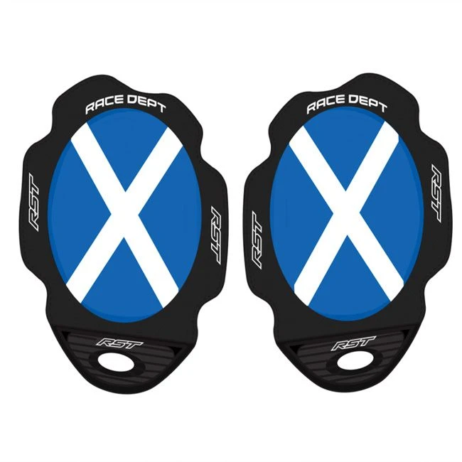 RST Standard Knee Sliders Flag Series Saltaire Blue White 3 RST Standard Knee Sliders Flag Series Saltaire Blue White