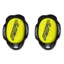 RST TPU Standard Knee Sliders With Puller Fluo Yellow -Motorrijden rst tpu standard knee sliders with puller fluo yellow 2
