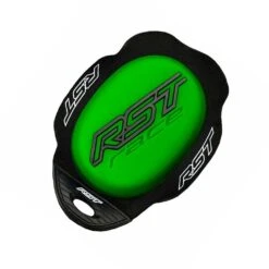 RST TPU Standard Knee Sliders With Puller Neon Green -Motorrijden rst tpu standard knee sliders with puller neon green 1