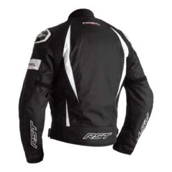 RST Tractech Evo 4 Ce Mens Textile Jacket Black White -Motorrijden rst tractech evo 4 ce mens textile jacket black white 2