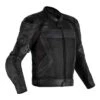 RST Tractech Evo 4 Mesh CE Mens Leather Jacket Black Black -Motorrijden rst tractech evo 4 mesh ce mens leather jacket black black 1
