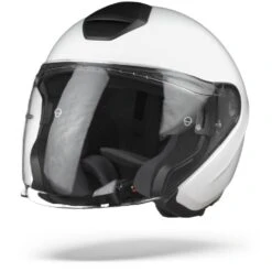 Schuberth M1 Pro Wit Jethelm -Motorrijden schuberth m1 pro glossy white.04 1