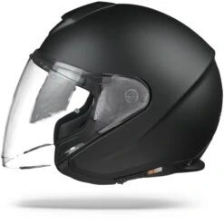 Schuberth M1 Pro Mat Zwart Jethelm -Motorrijden schuberth m1 pro matt black.10 1