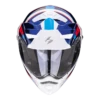 Scorpion ADX-2 Camino Pearl Wit-Blauw-Rood Adventure Helm