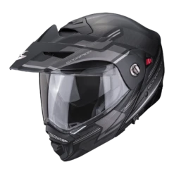 Scorpion ADX-2 Carrera Mat Zwart-Zilver Adventure Helm