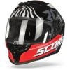 Scorpion EXO-520 Air Rok Bagoros Zwart Rood Integraalhelm -Motorrijden scorpion exo 520 air rok bagoros black red frontpage