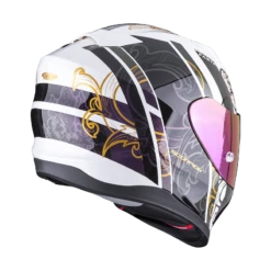 Scorpion Exo-520 Evo Air Fasta Wit Chameleon Integraalhelm -Motorrijden scorpion exo 520 evo air fasta white chameleon 2