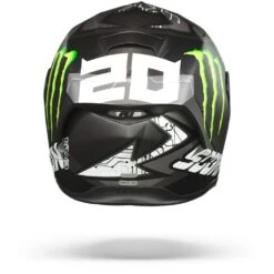 Scorpion EXO-R1 Air Fabio Monster Replica Mat Zwart-Zilver Integraalhelm -Motorrijden scorpion exo r1 air fabio monster replica matt black silver.19