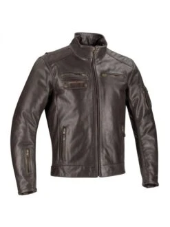 Segura Cesar Waterproof Bruin -Motorrijden segura cesar brown waterproof leather motorcycle jacket 1