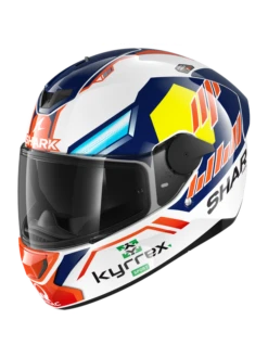 Shark D-Skwal 2 Replica Jorge Martin Wit Blauw Rood WBR Integraalhelm -Motorrijden shark d skwal 2 replica jorge martin white blue red wbr 1