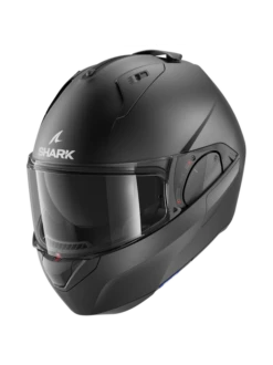 Shark Evo ES Blank Mat Gun Metal Mat A06 Systeemhelm -Motorrijden shark evo es blank mat gun metal mat a06 1