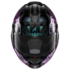 Shark Evo ES K-Rozen Zwart Violet Glitter KVX Systeemhelm -Motorrijden shark evo es k rozen black violet glitter kvx 3