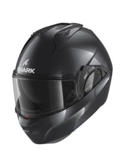 Shark Evo GT Blank Gun Metal A05 Systeemhelm -Motorrijden shark evo gt blank gun metal a05 1