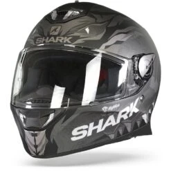 Shark Skwal 2 Iker Lecuona Mat Zwart Antraciet Zilver KAS Integraalhelm -Motorrijden shark skwal 2 iker lecuona mat black anthracite silver frontpage