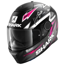Shark Spartan 1.2 Adrian Parassol Mat Zwart Antraciet Paars KAV Integraalhelm -Motorrijden shark spartan 1 2 adrian parassol mat black anthracite purple kav 1
