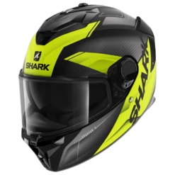 Shark Spartan GT Blank Mat Bcl. Micr. Zwart Antraciet Geel KAY Integraalhelm