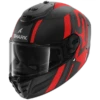Shark Spartan RS Carbon Shawn Mat Carbon Antraciet Rood DAR Integraalhelm -Motorrijden shark spartan rs carbon shawn mat carbon anthracite red dar 1