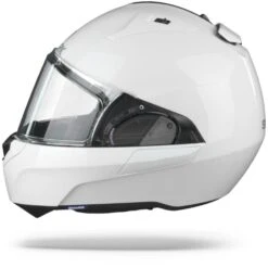 Shark Evo ES WHU Blank Wit Azuur Systeemhelm -Motorrijden shark evo es white azur whu.10 1