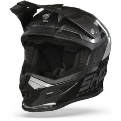 SHOT Furious Chase Zwart Grijs Glanzend Crosshelm 9 SHOT Furious Chase Zwart Grijs Glanzend Crosshelm -Motorrijden shot furious chase black grey glossy frontpage