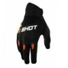 SHOT Devo Oranje -Motorrijden shot gloves devo orange 1