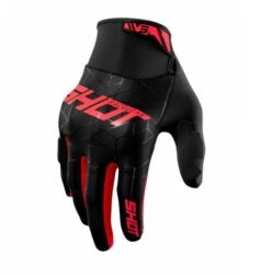 SHOT Drift Spider Rood -Motorrijden shot gloves drift spider red 1