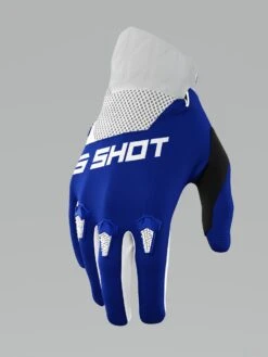 SHOT Kid Devo Blauw 5 SHOT Kid Devo Blauw -Motorrijden shot gloves kid devo blue front