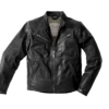 Spidi Garage Zwart -Motorrijden spidi garage black leather jacket
