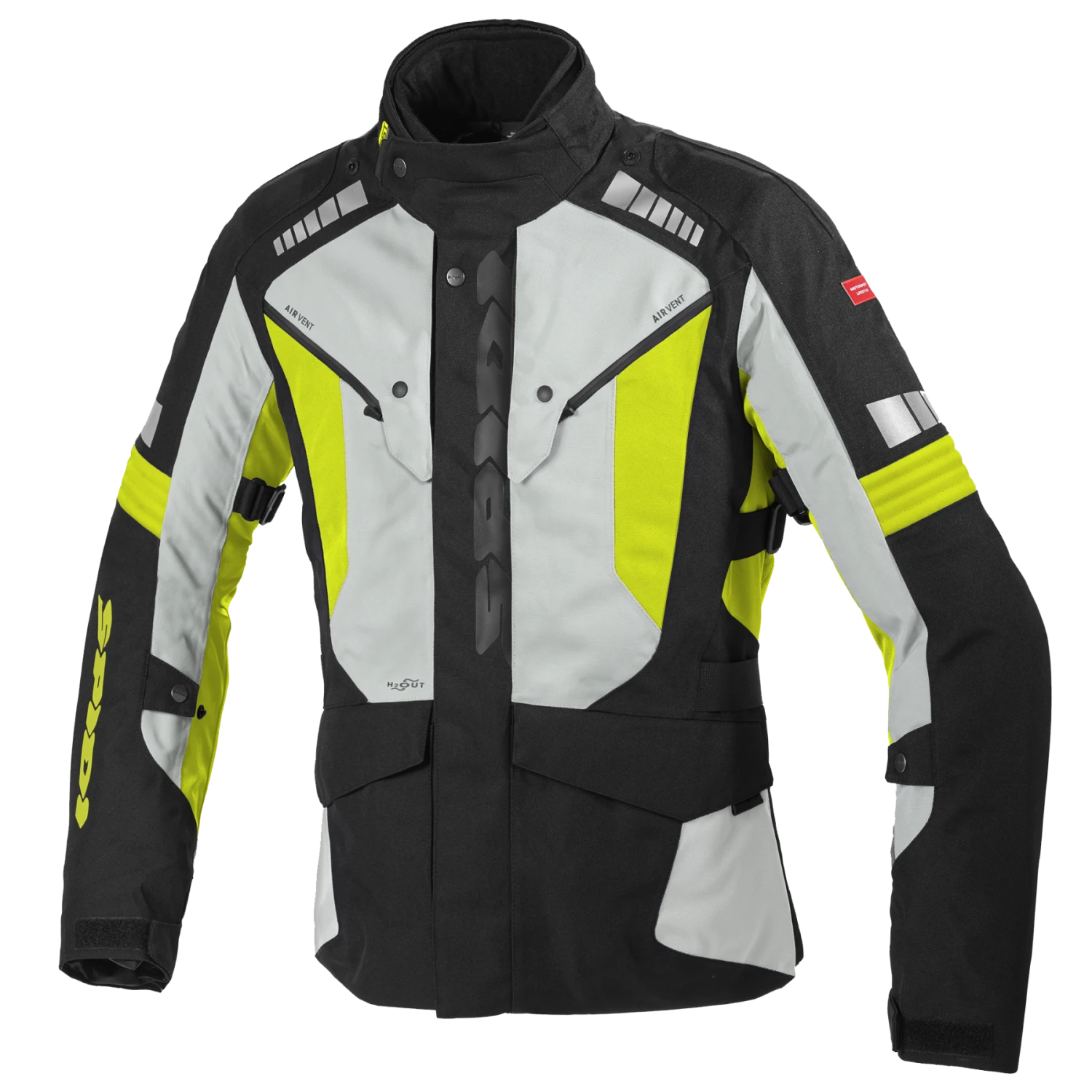 Spidi Outlander H2Out Geel Fluo 4 Spidi Outlander H2Out Geel Fluo - Afbeelding 2