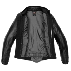 Spidi Premium Black Motorcycle Jacket -Motorrijden spidi premium leather