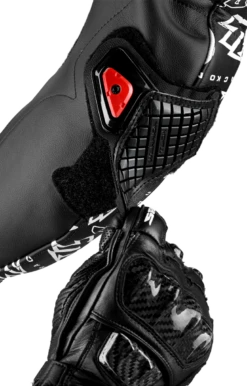 Spidi Track Replica Evo Black White One Piece Racing Suit -Motorrijden spidi track replica evo black white one piece racing suit4