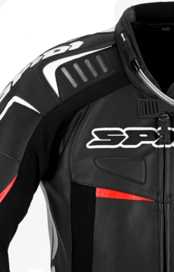 Spidi Track Replica Evo Black White One Piece Racing Suit -Motorrijden spidi track replica evo black white one piece racing suit7