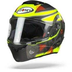 Suomy Stellar Wrench Mat Fluo Geel Grijs Integraalhelm -Motorrijden stellar wrench yellow.04 1