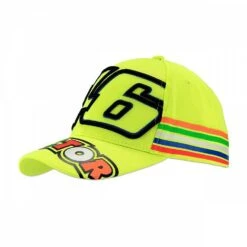 VR46 CLASSIC STRIPES FLUO GEEL