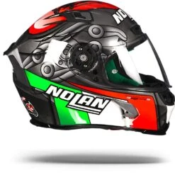 X-Lite X-803 M Melandri Replica 021 Integraalhelm -Motorrijden xlite x803 scratched chrome melandri replica.29